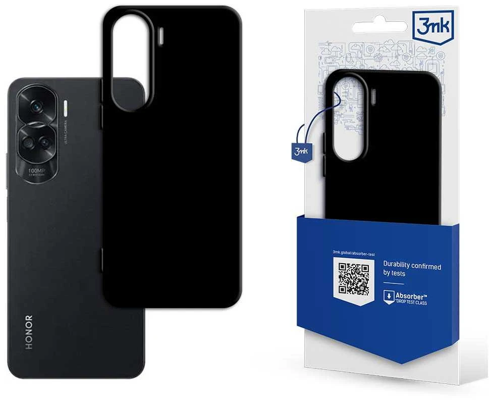 Nezatříděno 3Mk apsauginis matinis dėklas Honor 90 Lite telefonui - juodas