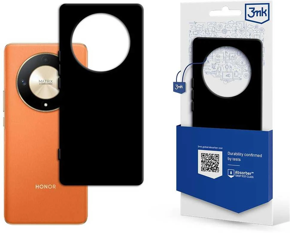 3MK Matt Dėklas Honor Magic 6 Lite 5G juodos spalvos