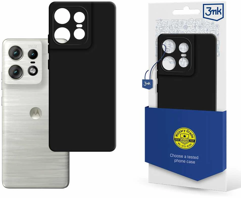 Nezatříděno 3MK Matt Case Motorola Edge 50 Pro dėklas telefonui juodos spalvos