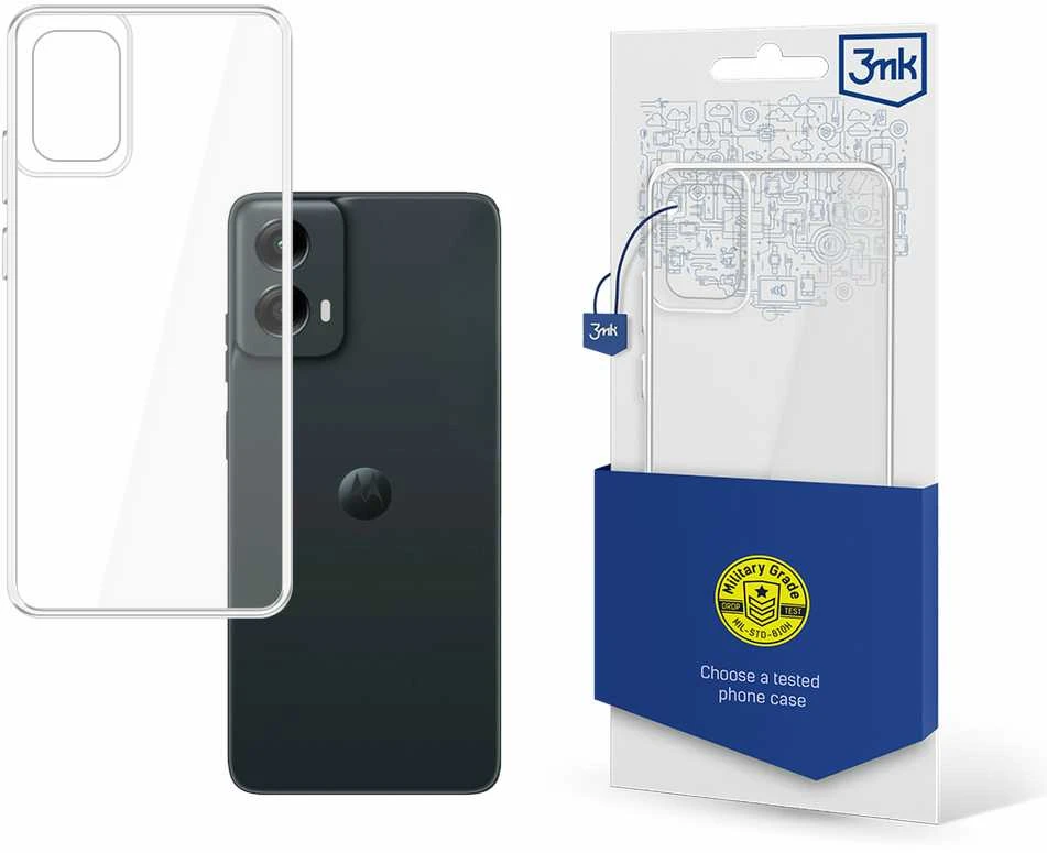 3mk dėklas telefonui skaidrus Motorola Moto G Stylus 5G 2024 - dėklas telefonui skaidrus