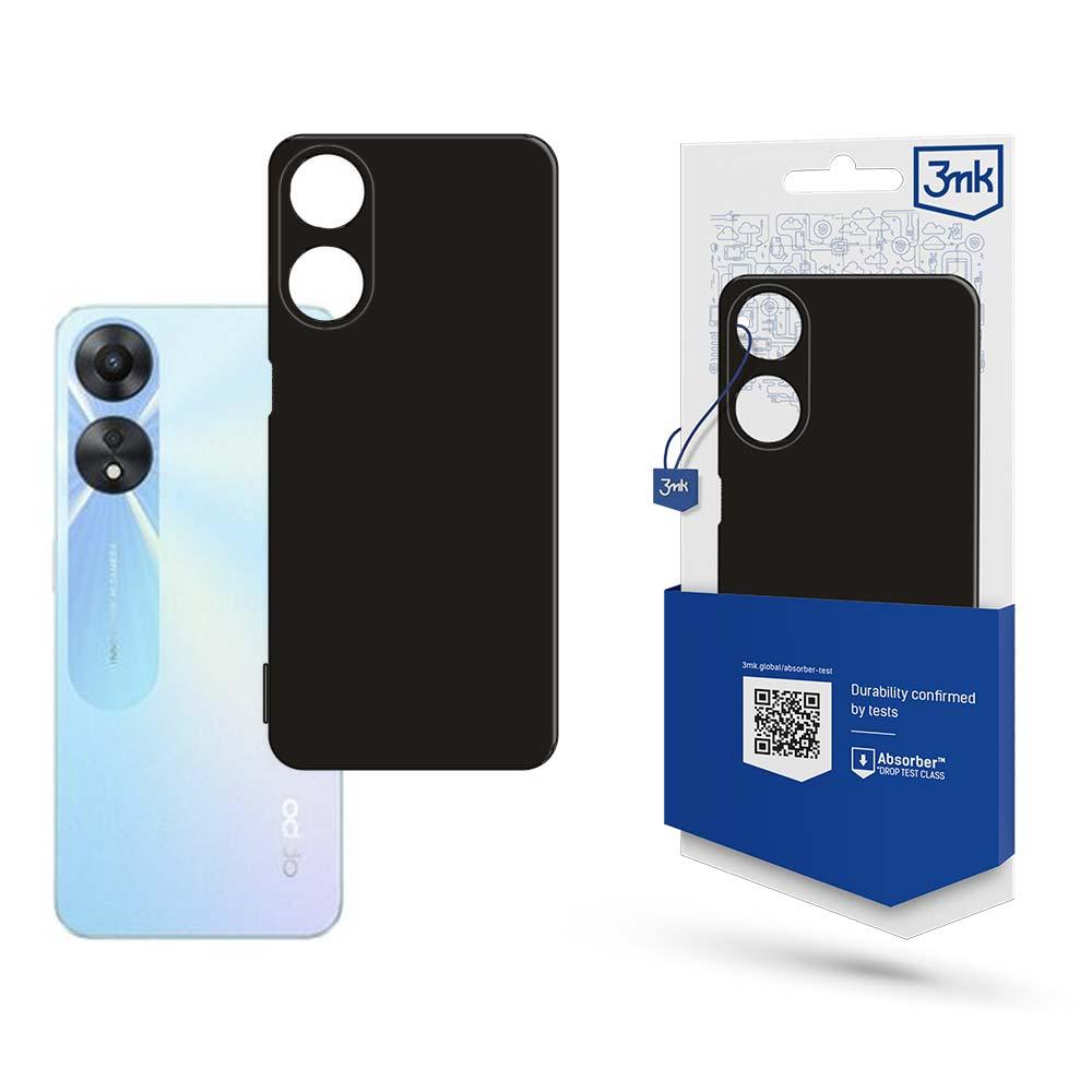 3mk Matt Oppo A78 5G - dėklas telefonui juodos spalvos