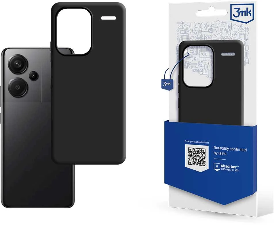 Dėklas 3mk Matt Case Xiaomi Redmi Note 13 Pro Plus 5G juodas