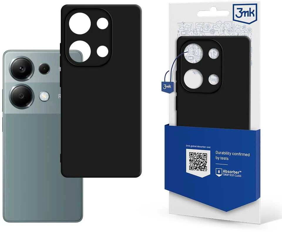 Dėklas 3mk Matt Case Xiaomi Redmi Note 13 Pro 4G juodas