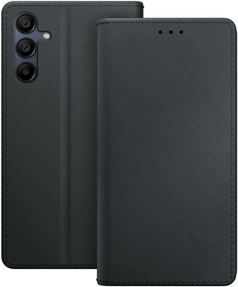 3MK piniginės dėklas Samsung Galaxy A15 5G juodas