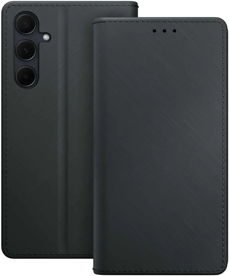 3MK Wallet Dėklas Samsung Galaxy A35 5G juodos spalvos