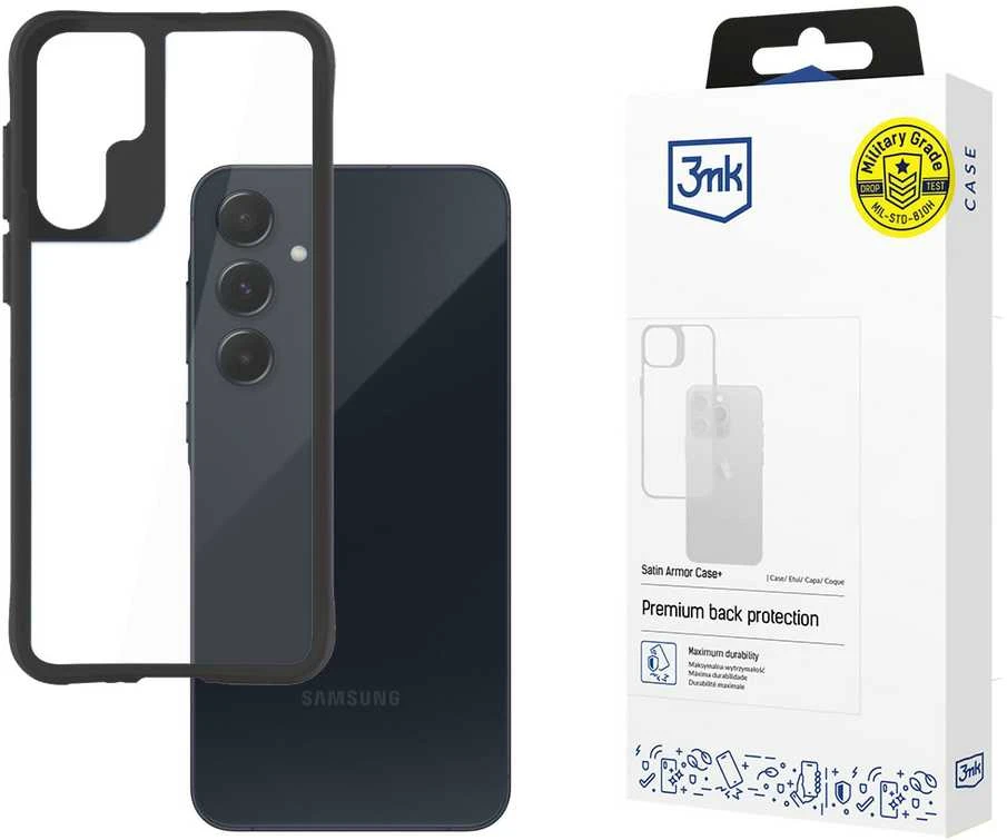 Dėklas Samsung Galaxy A55 5G – 3mk Satin Armor Case+