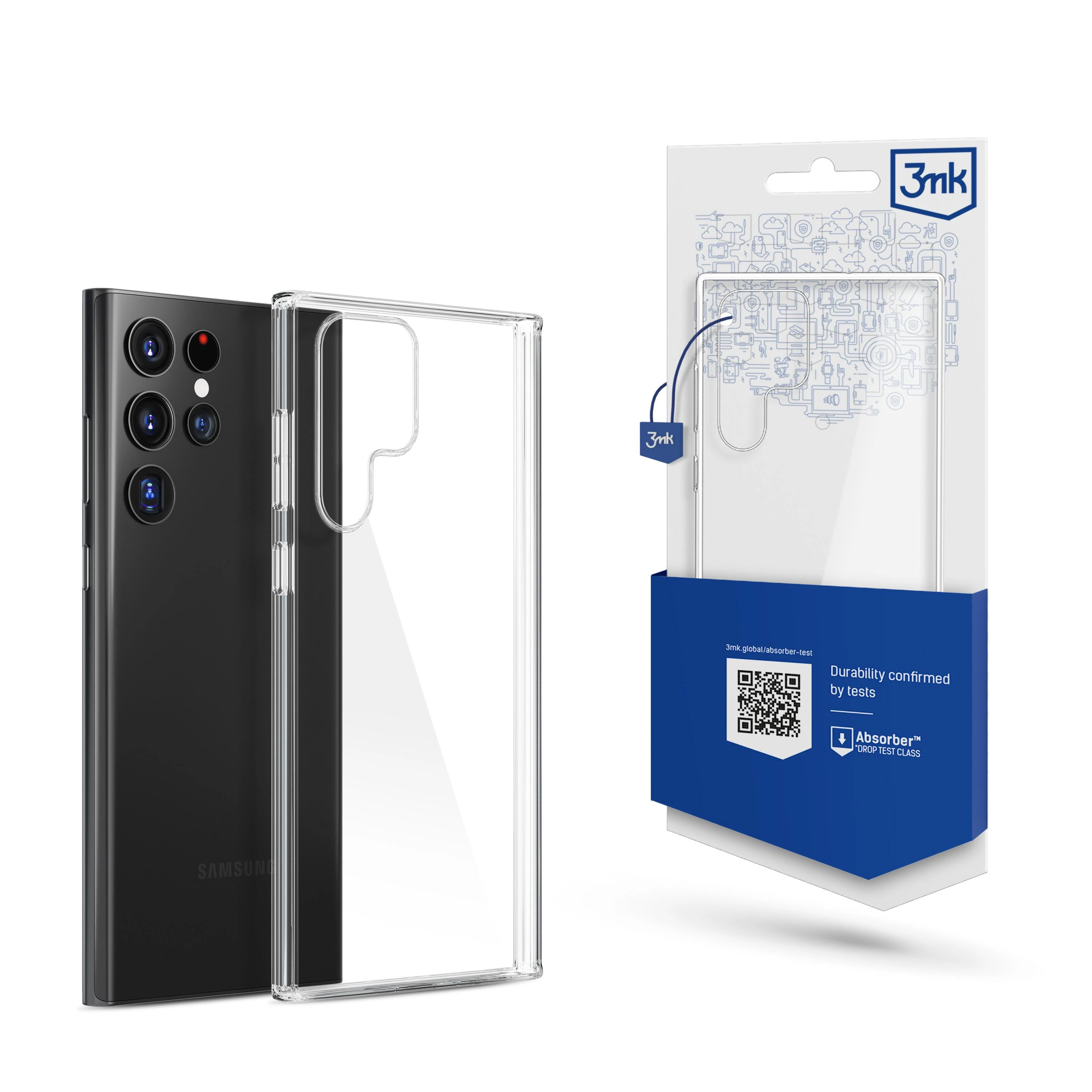 Dėklas 3mk Clear Case 1,2mm Samsung S908 S22 Ultra 5G