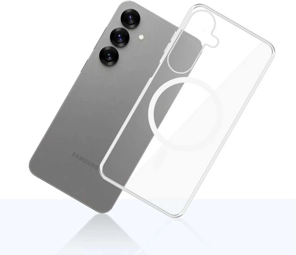 3MK MagDėklas Samsung Galaxy S25+ skaidrus MagSafe Compatible