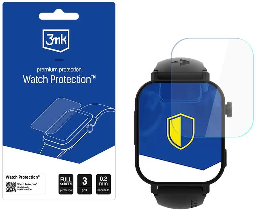 Nezatříděno 3Mk apsauginė plėvelė išmaniojo laikrodžio ekranui. 3mk laikrodžio apsauga ARC GARETT Kids Health 4G.