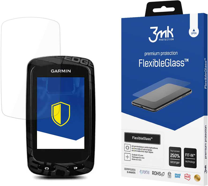 3mk FlexibleGlass apsauga Garmin Edge 810 dviračio kompiuteriui