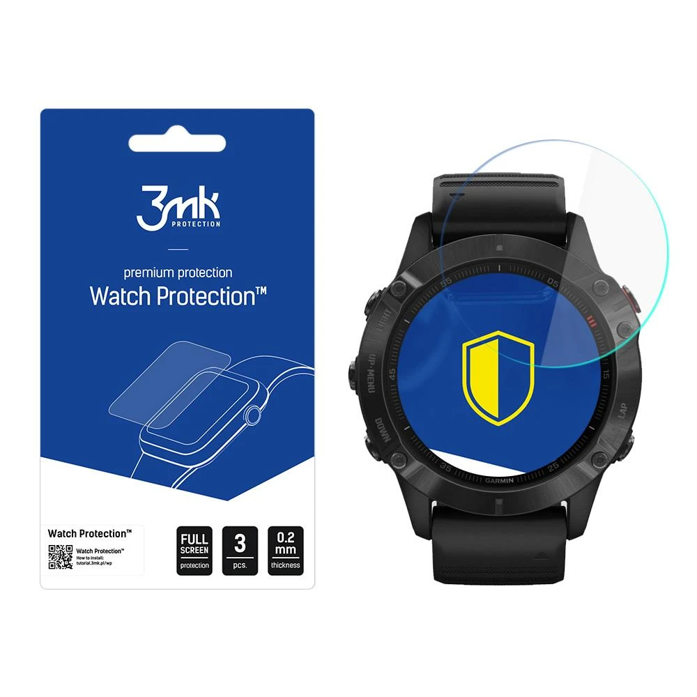 Apsauginis ekrano stiklas išmaniojo lailkrodžio Garmin Fenix 6 Pro