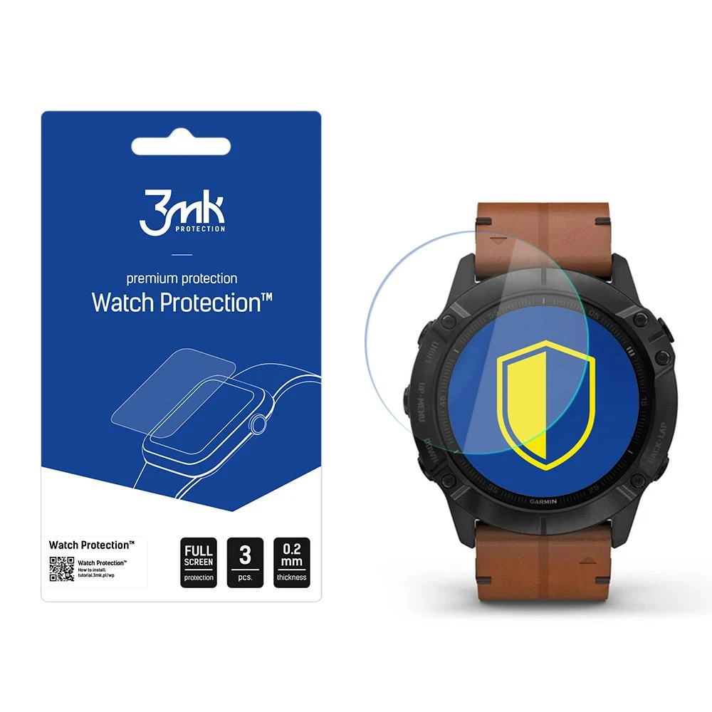 Apsauginis ekrano stiklas išmaniojo laikrodžio Garmin Fenix 6X