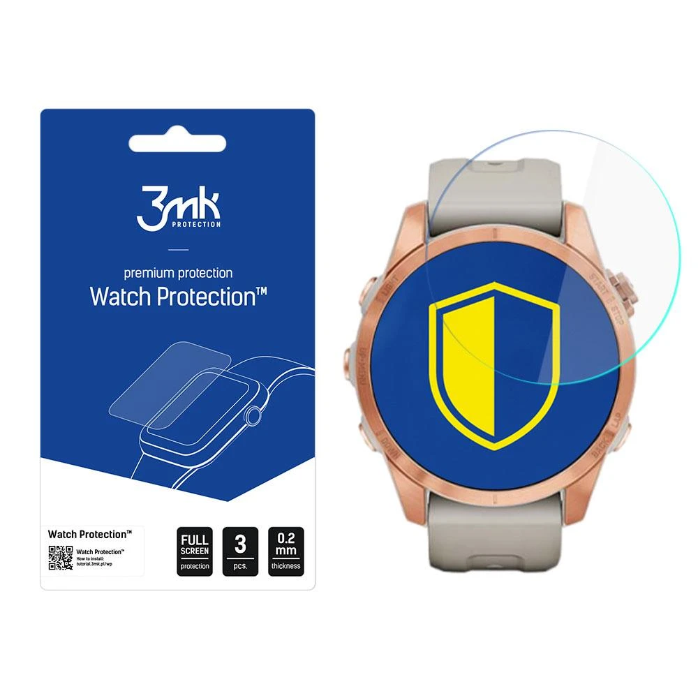 Apsauginis ekrano stiklas Flexible Glass išmaniojo laikrodžio Garmin Fenix 7S