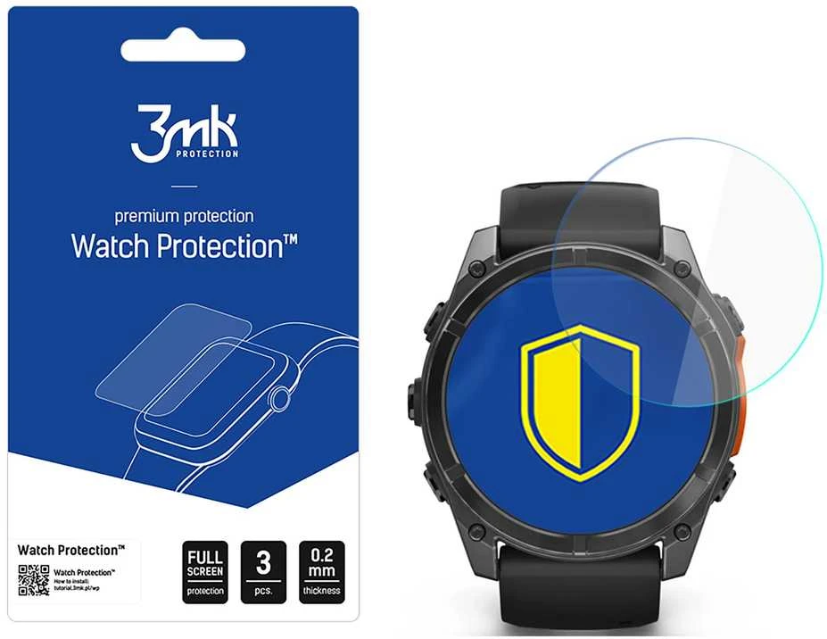 3MK FlexibleGlass Garmin Fenix 8 Amoled 51mm hibridinis stiklas