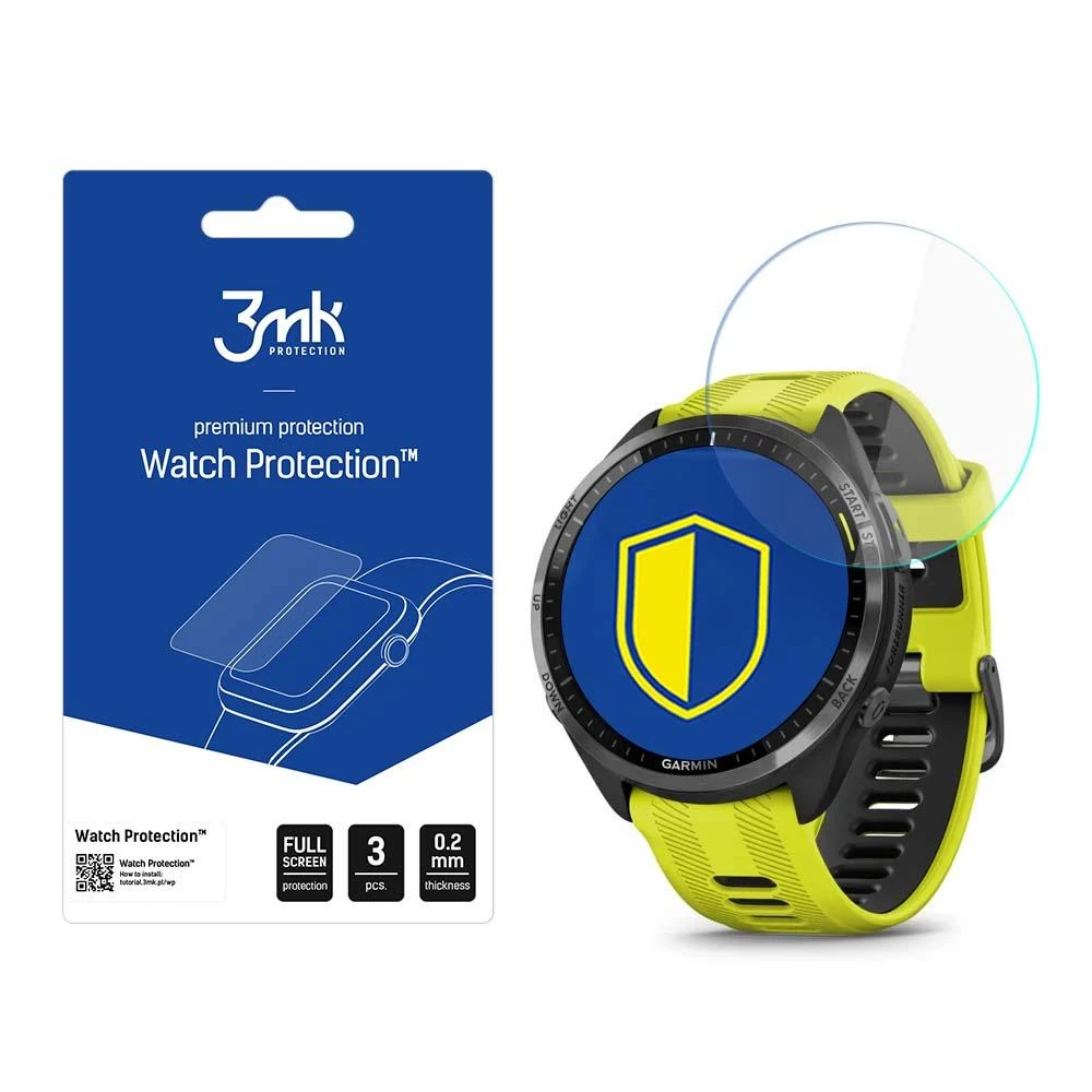 3MK plėvelė ARC Garmin Forerunner 965Fullscreen plėvelė