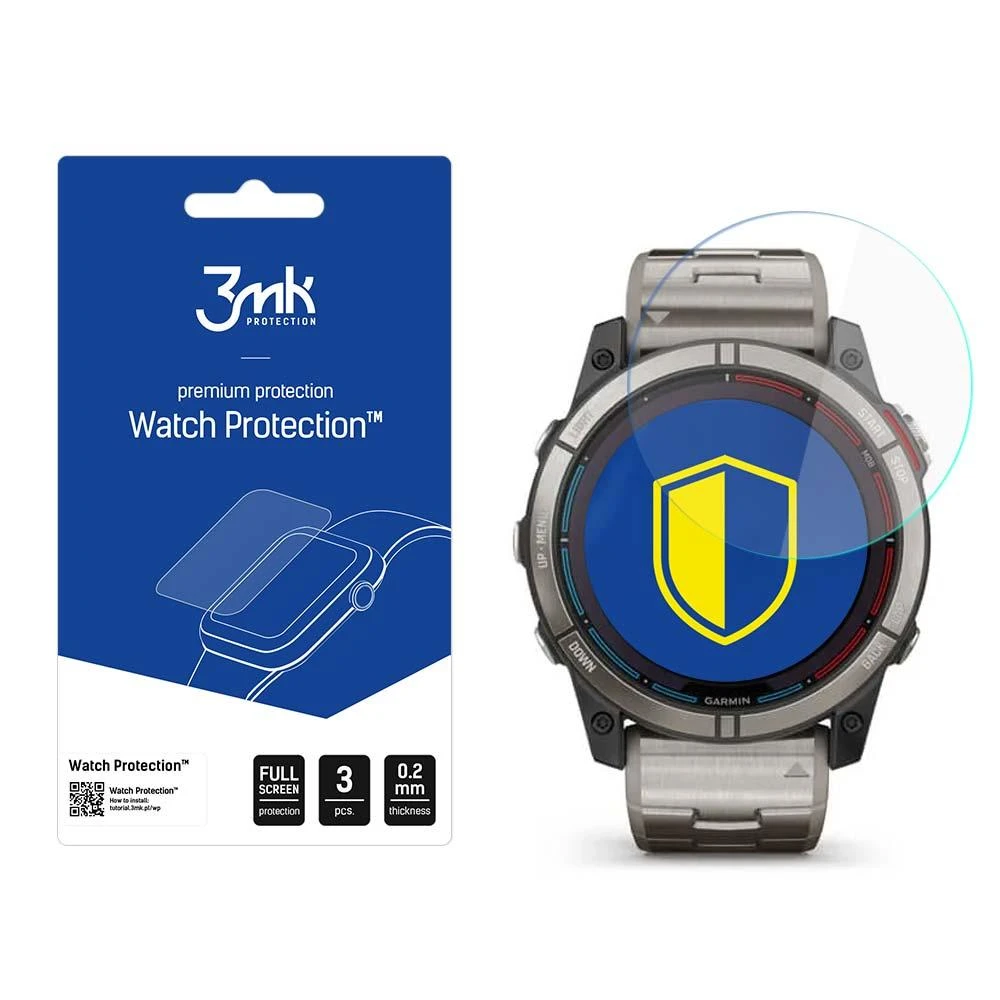 Apsauginė ekrano plėvelė 3Mk išmaniojo laikrodžio Garmin Quatix 7X
