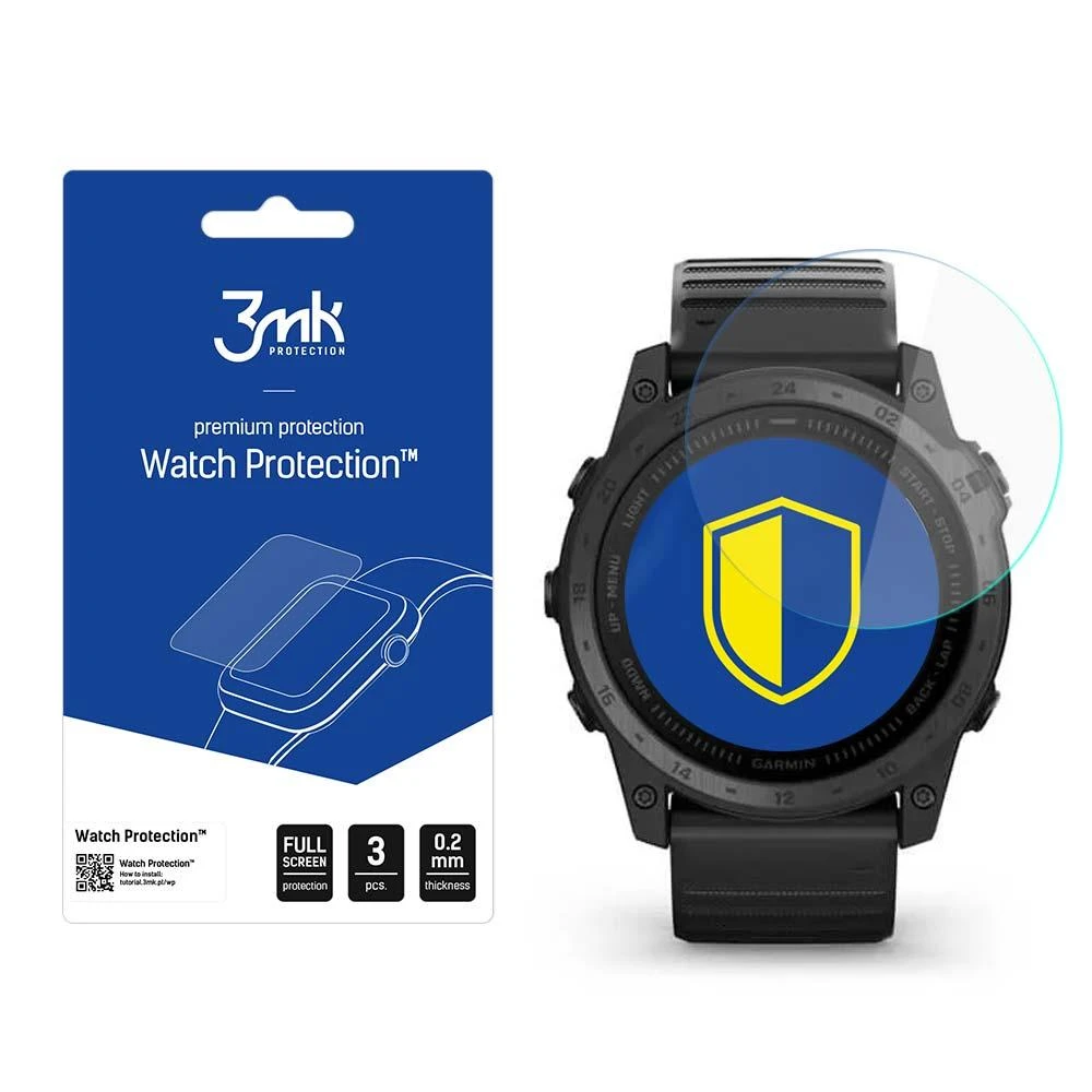 Apsauginė ekrano plėvelė 3Mk išmaniojo laikrodžio Garmin Quatix 7