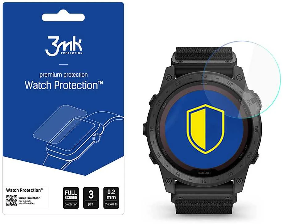 Garmin Tactix 7 Pro – 3mk laikrodžio apsauga, lankstus stiklas