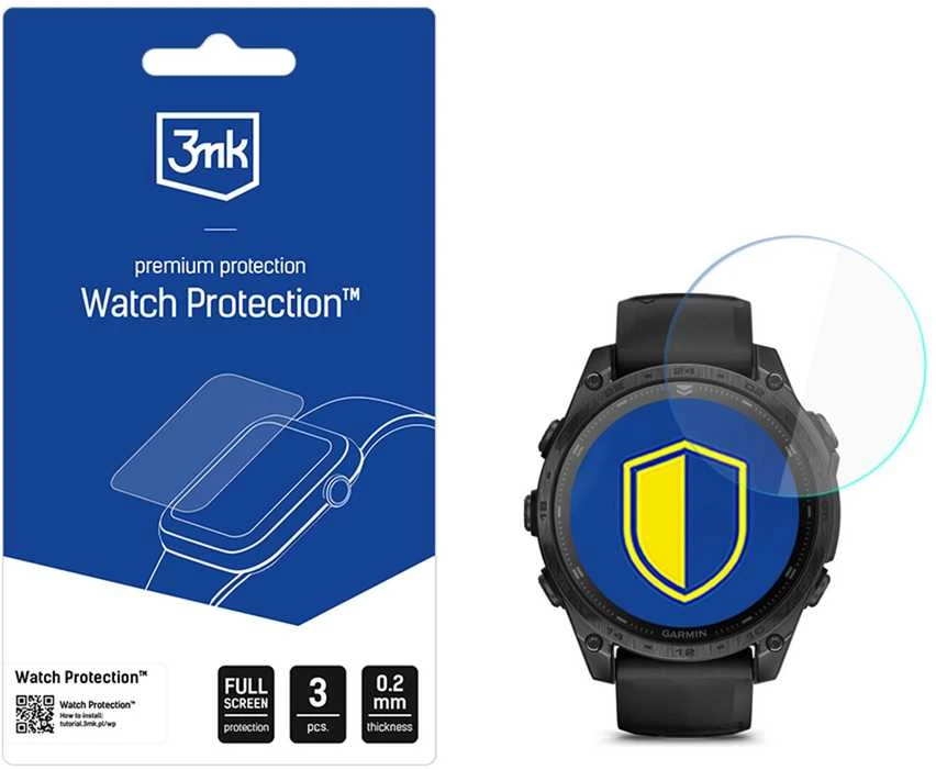 Garmin Tactix 8 47mm – 3mk Watch Protection FlexibleGlass