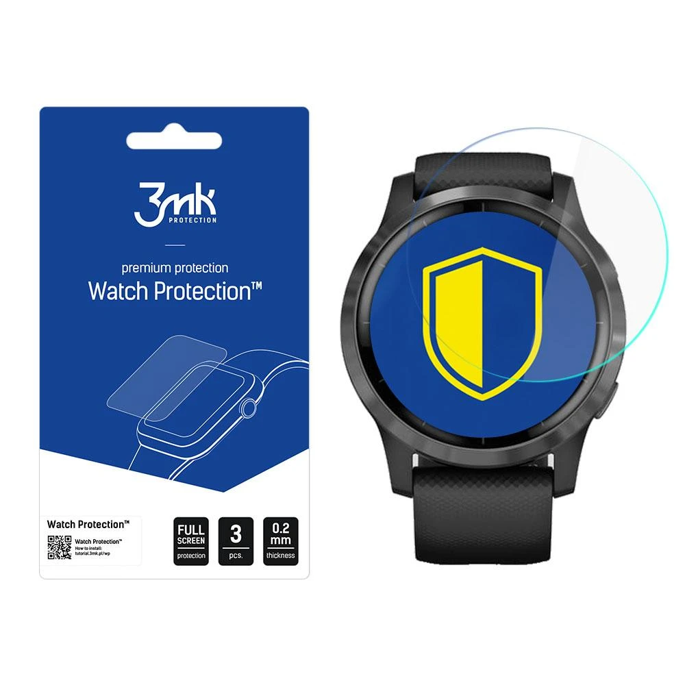 Apsauginė ekrano plėvelė 3MK išmaniojo laikrodžio Garmin Vivoactive 4