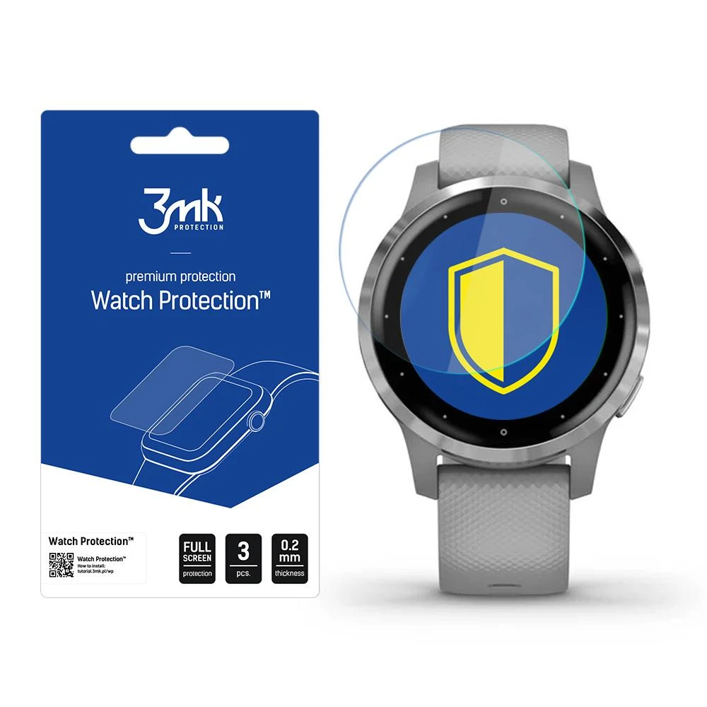 Apsauginė ekrano plėvelė 3MK išmaniojo laikrodžio Garmin Vivoactive 4S