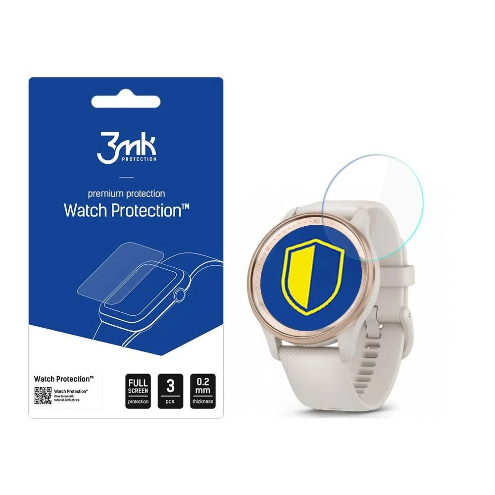 3MK plėvelė ARC Garmin Vivomove TrendFullscreen plėvelė