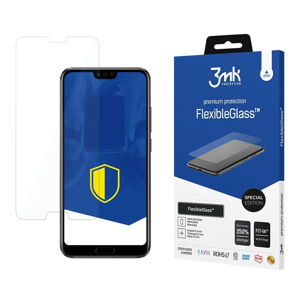 3Mk Protection „Honor 10“ – 3 mk „FlexibleGlass“ specialusis leidimas