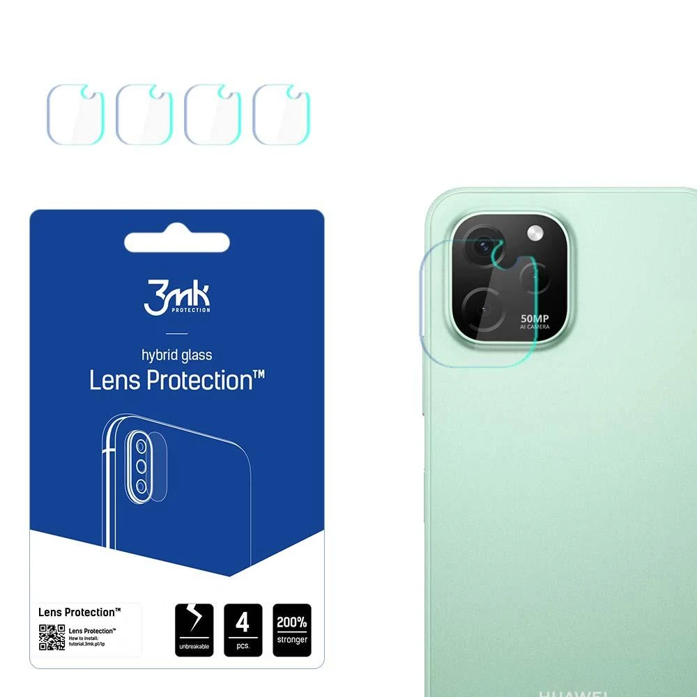3MK objektyvo apsauga Huawei Nova Y61 kameros objektyvo apsauga 4 vnt.