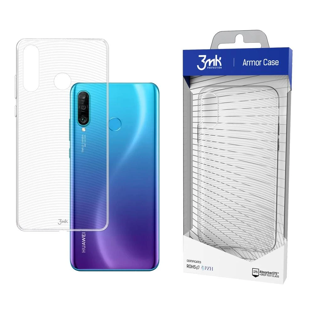 3MK Armor Case Ekrano apsauga, Huawei, P30 Lite, TPU, Skaidrus