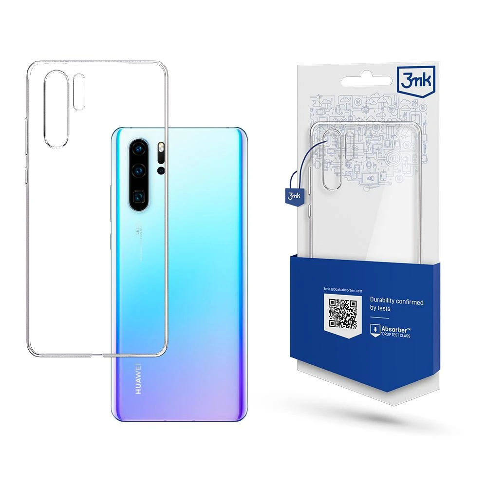 Dėklas 3MK skaidraus dėklo galinis dangtelis, Huawei, P30 Pro, TPU, skaidrus