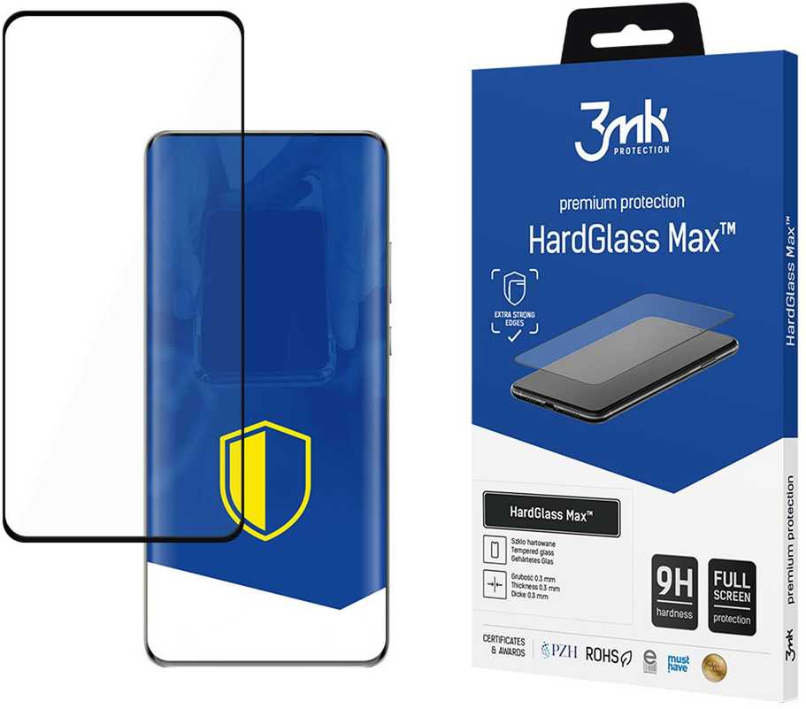 3MK HARD GLASS MAX Juodas HUAWEI P50 PRO 5G