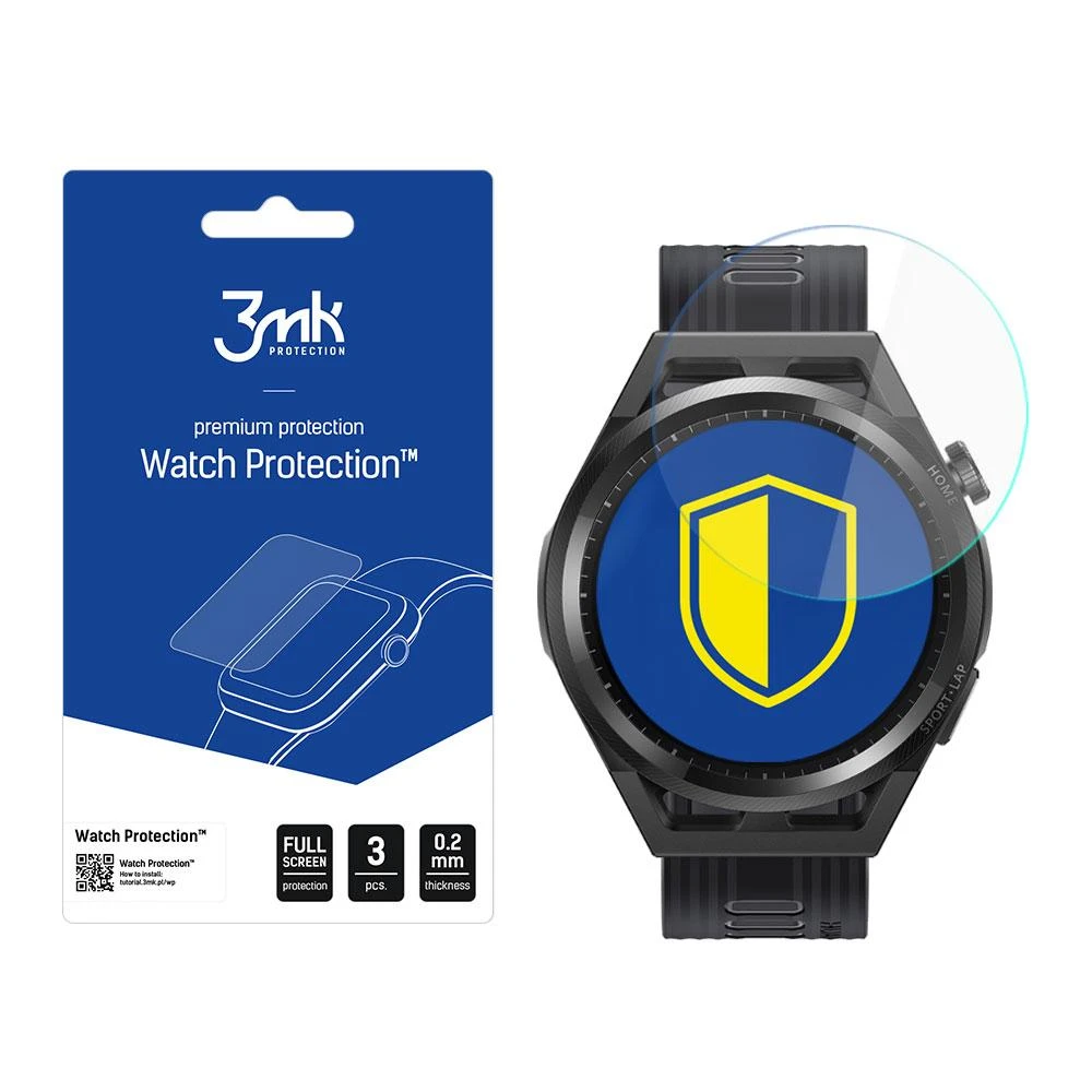 3Mk apsauga „Huawei Watch GT Runner“ – 3mk laikrodžio apsauga su „FlexibleGlass“