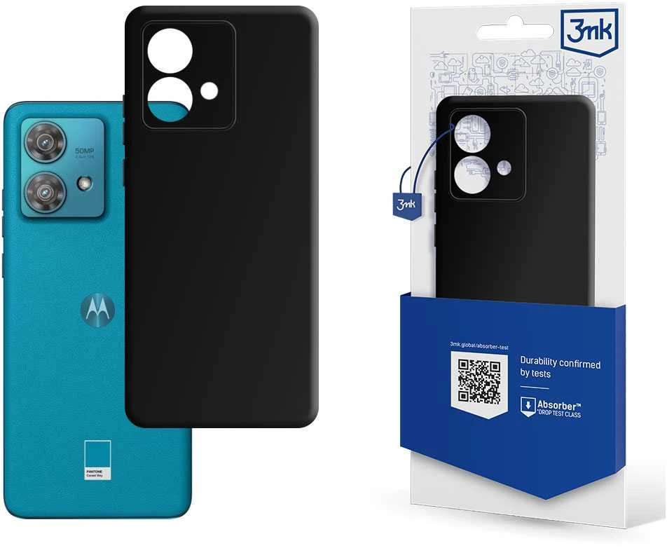 3MK Matt Dėklas Motorola Edge 40 Neo juodos spalvos