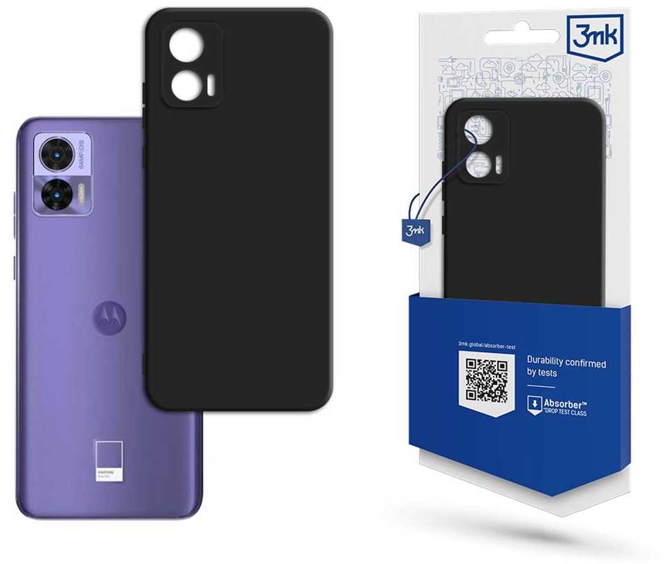 Motorola Moto Edge 30 Neo - 3mk Matt dėklas telefonui juodos spalvos