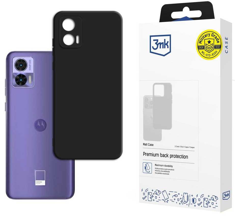Motorola Moto Edge 30 Neo - 3mk Matt dėklas telefonui juodos spalvos