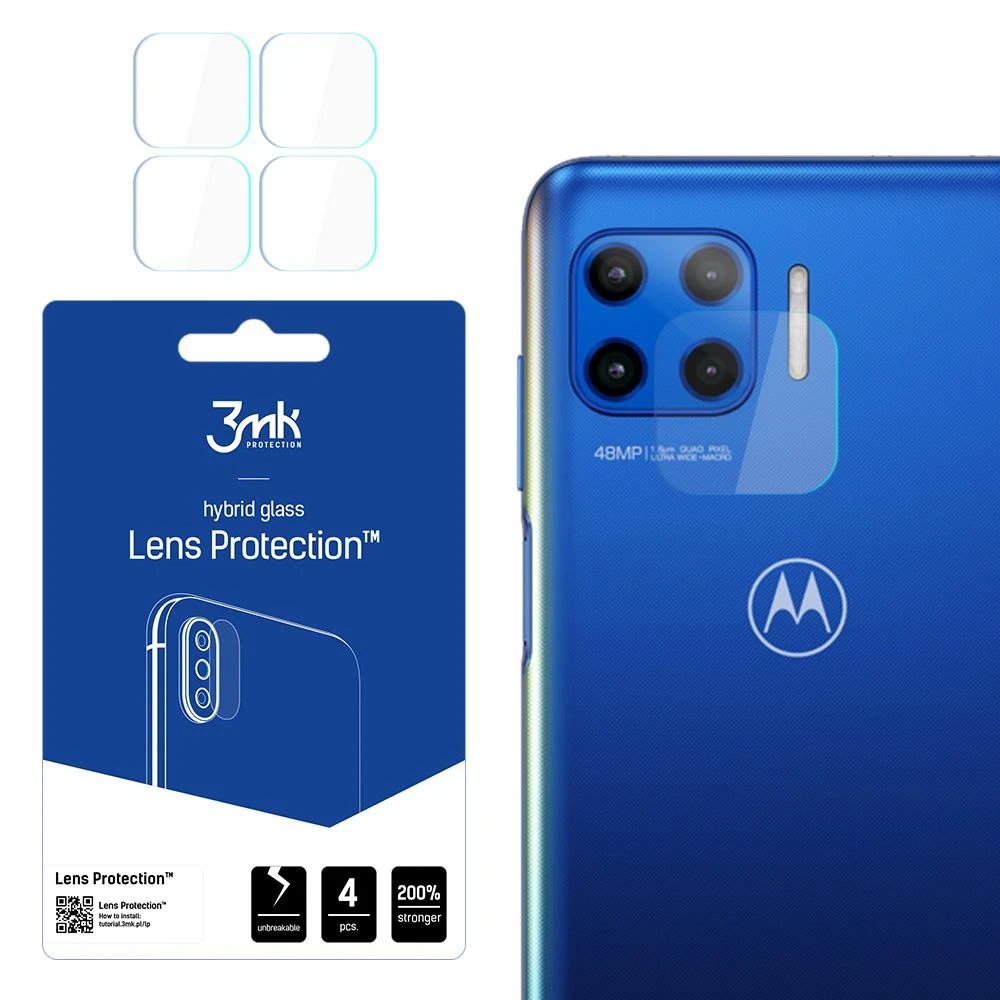 HYBRID GLASS 3MK FLEXIBLE GLASS LENS MOTOROLA MOTO G 5G PLUS FOR CAMERA 4 PCS.