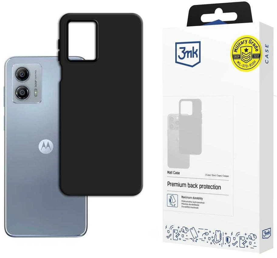 3MK Matt Dėklas Motorola Moto G53 juodos spalvos