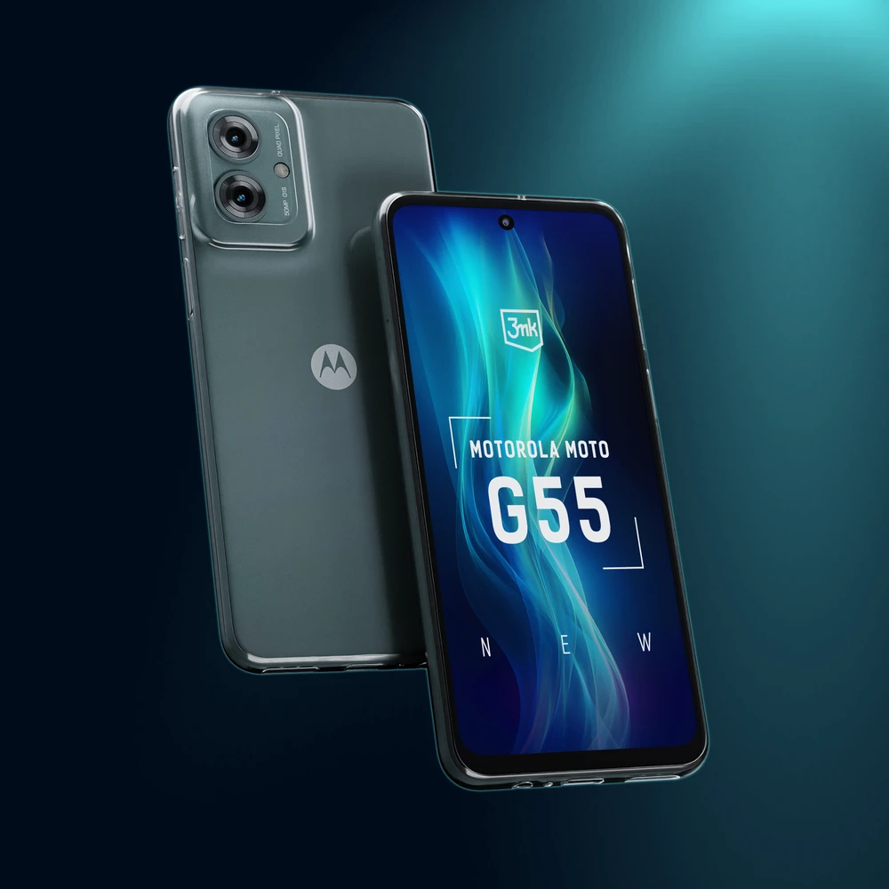 3MK skaidrus Dėklas Motorola Moto G55 5G