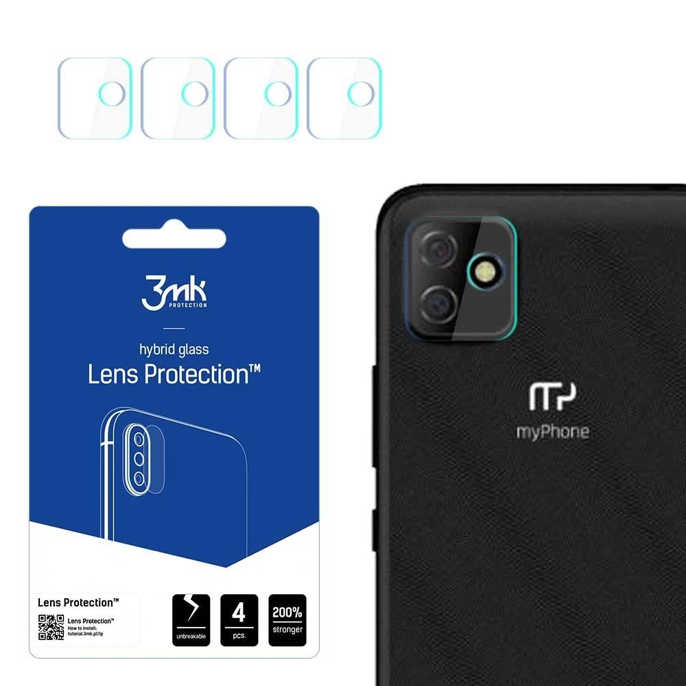 3MK objektyvo apsauga „MyPhone Fun 9“ kameros objektyvo apsaugai, 4 vnt.