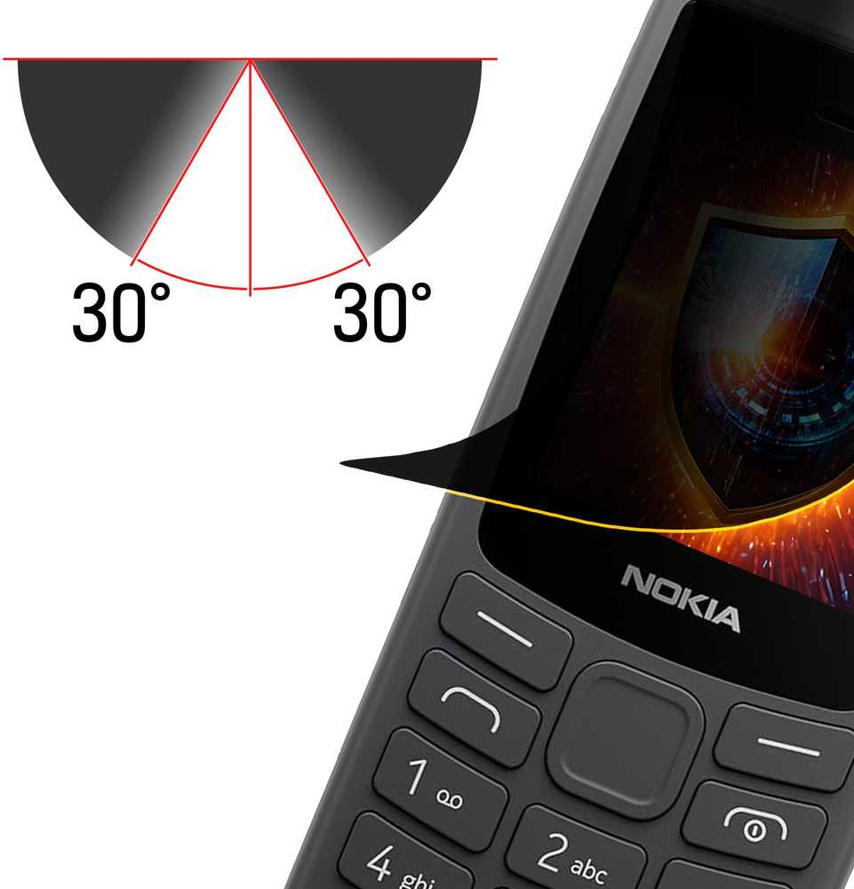 3Mk apsauga Nokia 105 (2023) - 3mk šilkinis matinis privatumas