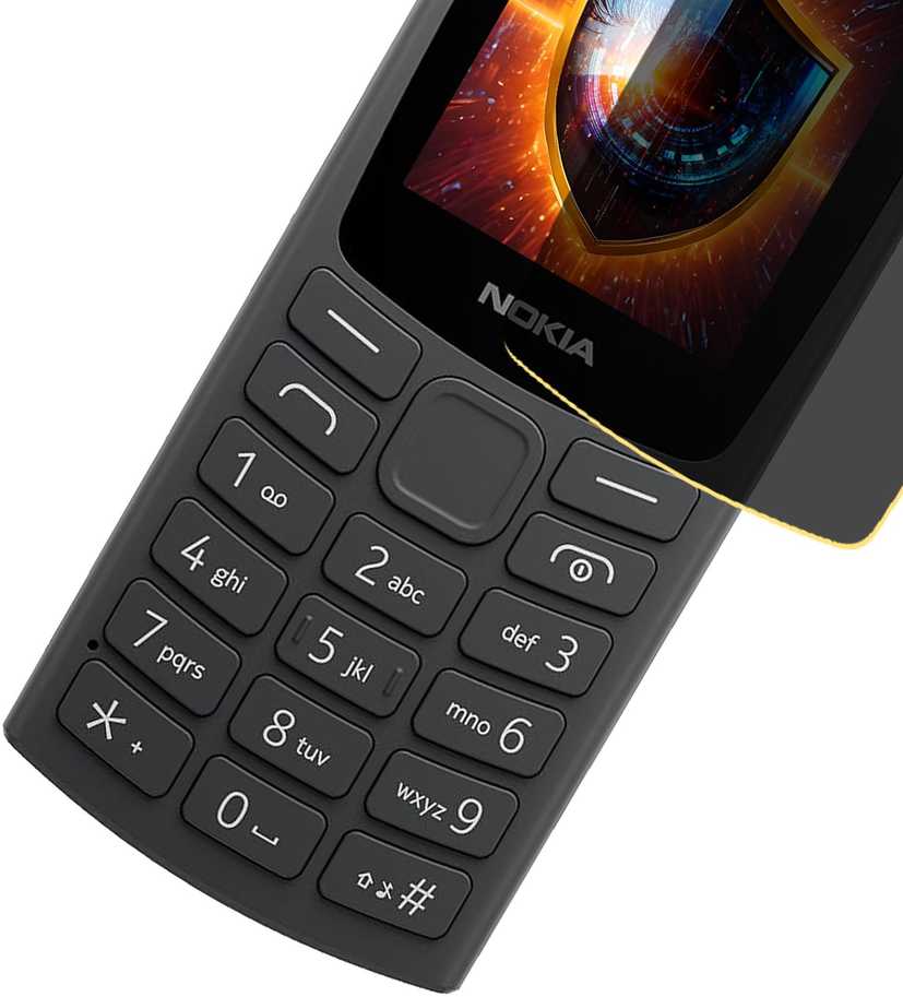 3Mk apsauga Nokia 105 (2023) - 3mk šilkinis matinis privatumas
