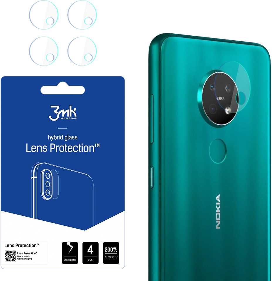 3Mk Protection Nokia 7.2 – 3mk objektyvo apsauga