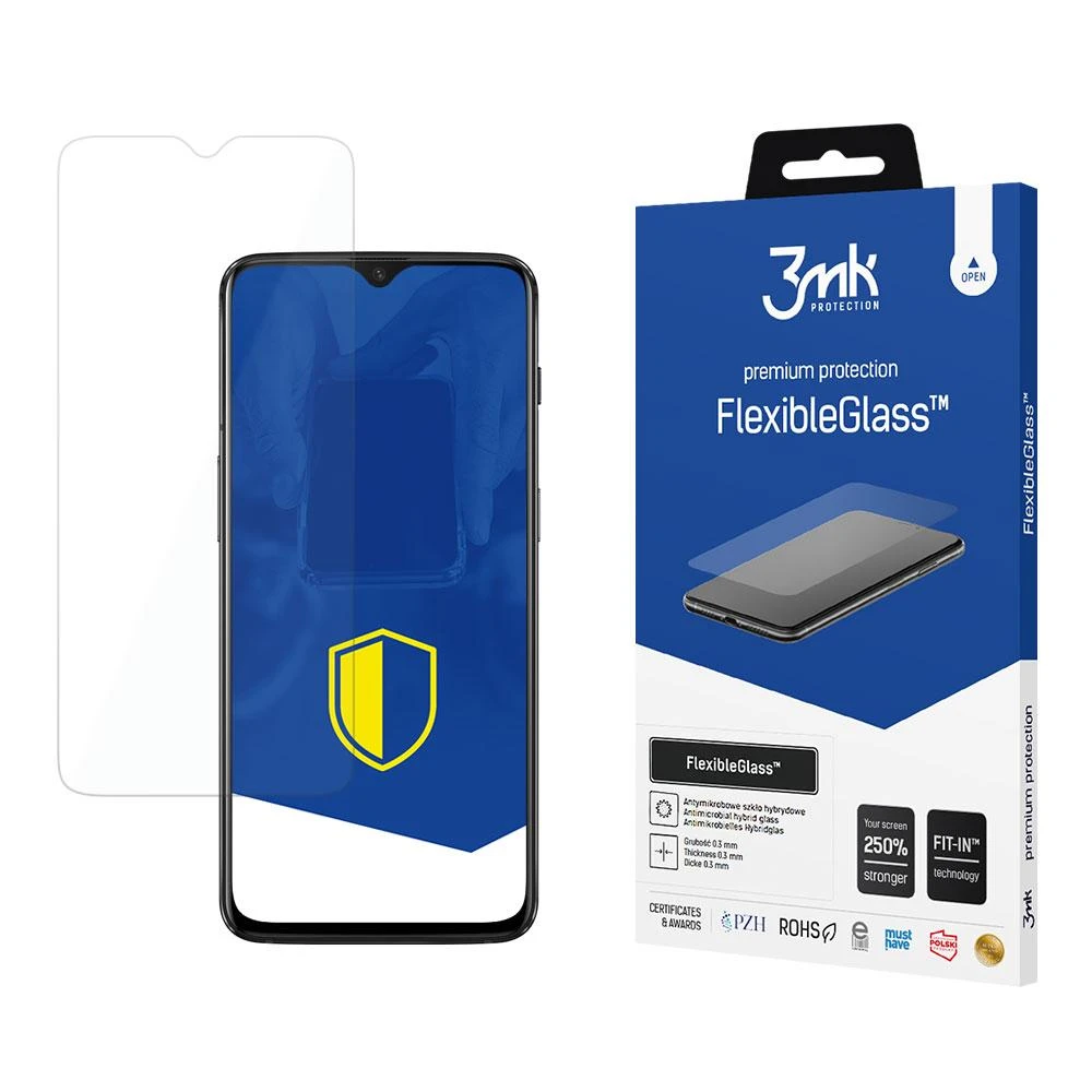 3Mk apsauga „OnePlus 6T“ – 3mk lankstus stiklas