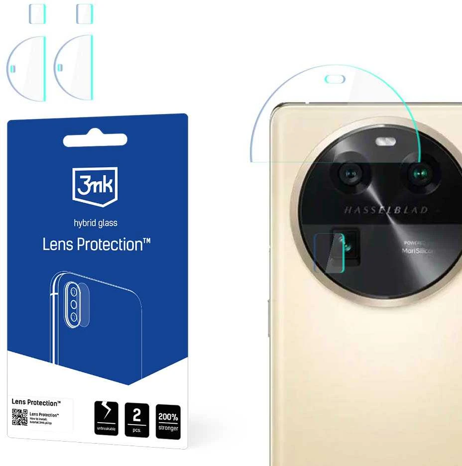 3MK objektyvo apsauga Oppo Find X6 kameros objektyvo apsauga 4 vnt.