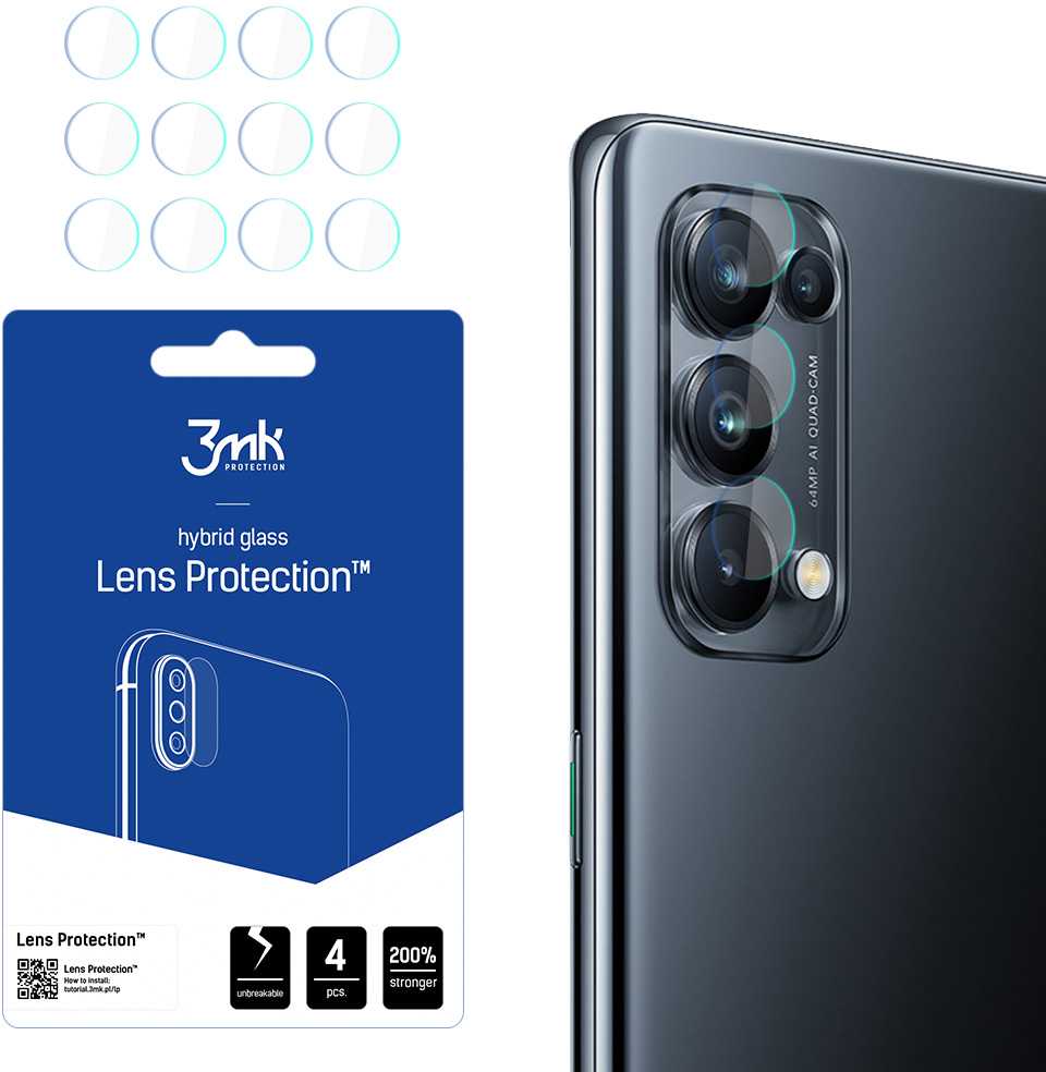 3Mk Protection Oppo Reno 5 Pro+ 5G – 3mk objektyvo apsauga