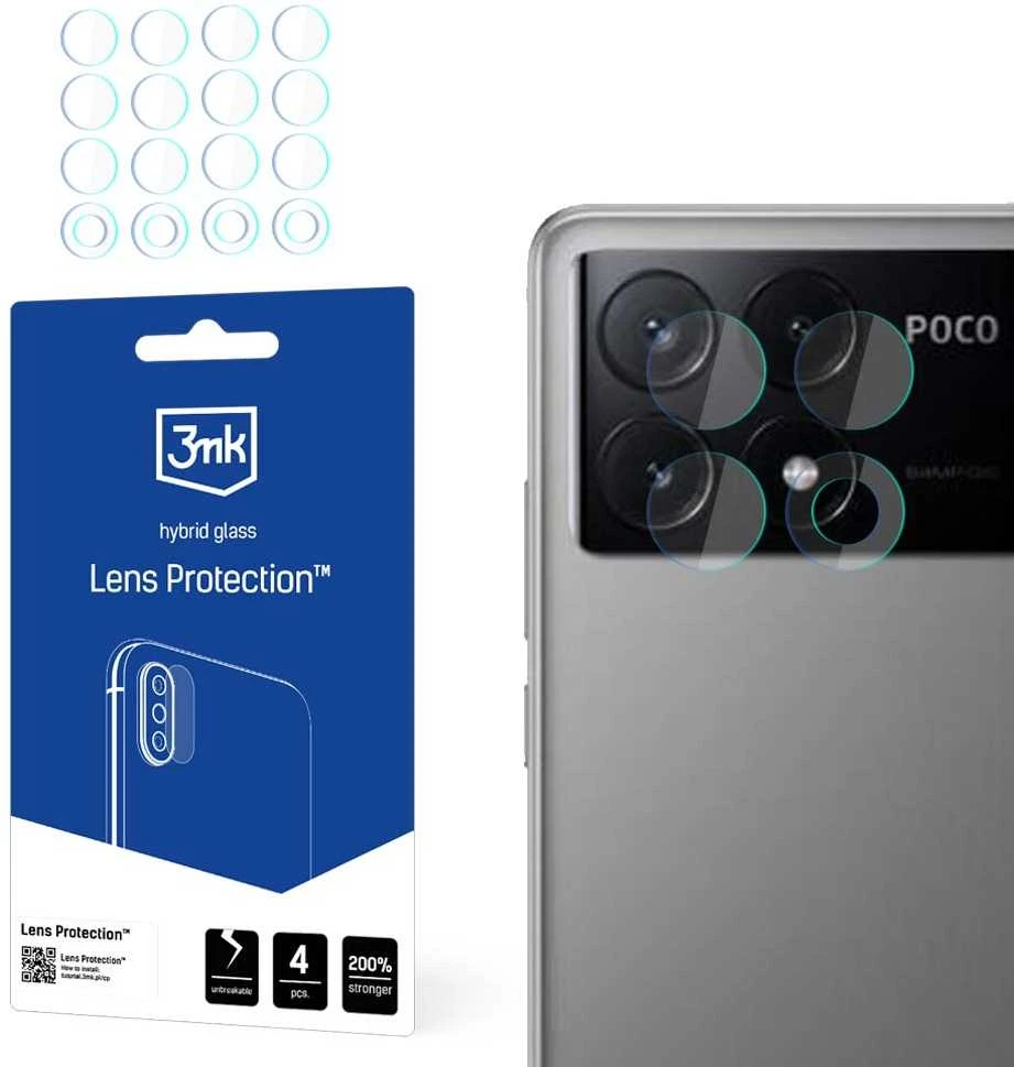 3mk Lens Protection™ hibridinės kameros stiklas Xiaomi Poco X6 Pro 5G