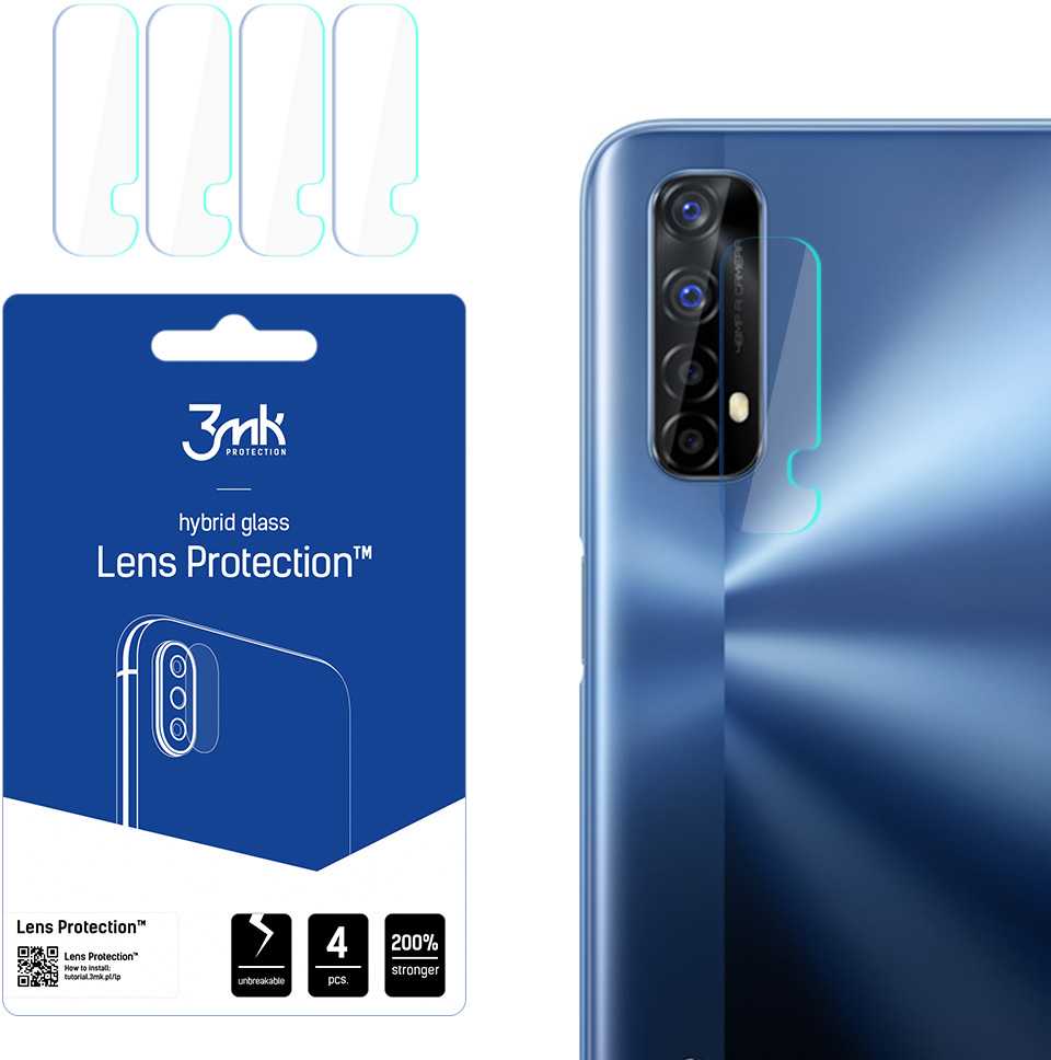 3mk Lens Protection™ hibridinis fotoaparato stiklas Realme 7