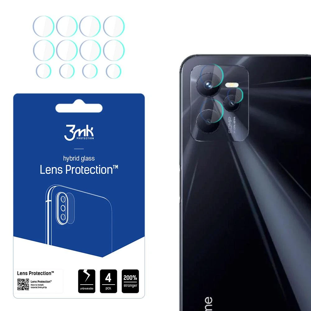 „Realme C35“ – 3 mk objektyvo apsauga