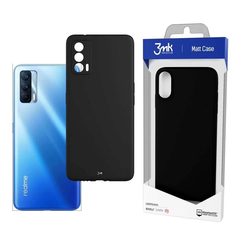 Dėklas 3MK Matinis CASE REALME V15 Juodas
