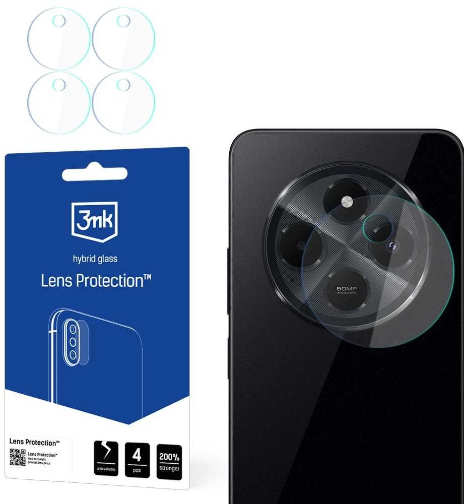 3MK objektyvo apsauga „Redmi 14C“ / „POCO C75“ kameros objektyvui (4 vnt.)